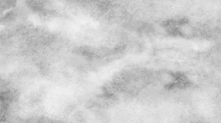 Monochrome gray aquarelle painted paper textured canvas for design, vintage card, retro template....