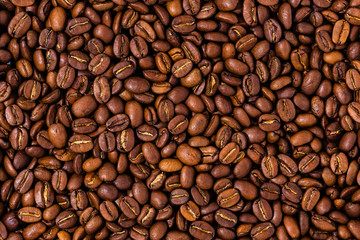 roasted coffee beans, can be used as a background