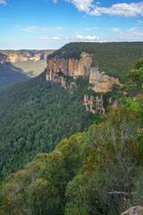 Fototapeta na wymiar govetts leap lookout, blue mountains, australia 19