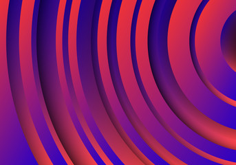 Geometric purple background with abstract circles shapes