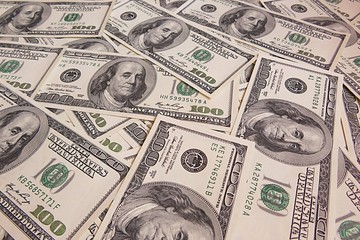 American dollars background, closeup