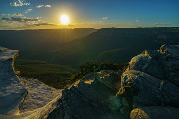 sunset at lincolns rock, blue mountains, australia 54
