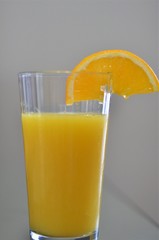 breakafast orange juice and cream