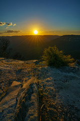 sunset at lincolns rock, blue mountains, australia 61
