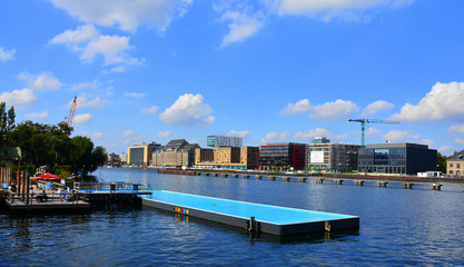 Swimming pool in the River