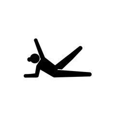 Women, yoga, position icon. Element of yoga position icon. Premium quality graphic design icon. Signs and symbols collection icon for websites