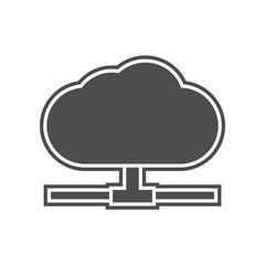 Multimedia icon. Element of minimalistic for mobile concept and web apps icon. Glyph, flat icon for website design and development, app development