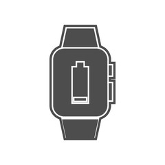 vibration on a smart watch icon. Element of minimalistic for mobile concept and web apps icon. Glyph, flat icon for website design and development, app development