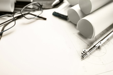 Sit at the table and create your drawing