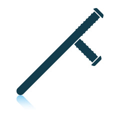 Police baton icon