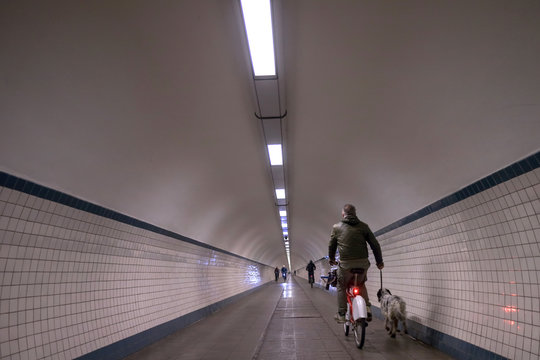 old schelde tunnel antwerp belgium