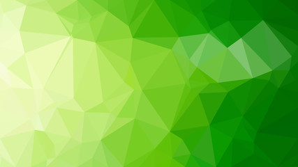 Fototapeta na wymiar Green Polygonal Triangle Background