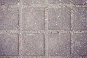 Paving stone texture, flat stone or brick used