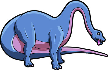  Brontosaurus with hunger and thirst