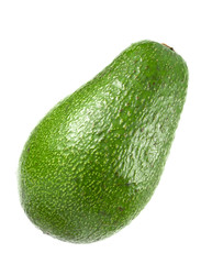 Avocado On White Background