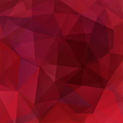 Abstract background consisting of red triangles. Geometric design for business presentations or web template banner flyer. Vector illustration