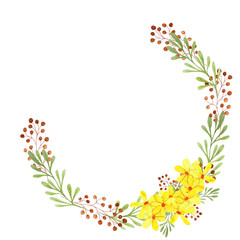 Honey Bear Wreath Frame for cards and prints