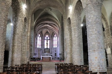 Fototapeta premium Ville de Lons Le Saunier - France - Département du Jura - Eglise Saint Désiré