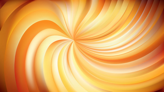 Orange And White Swirl Background
