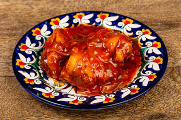 Georgian traditional Chahohbili