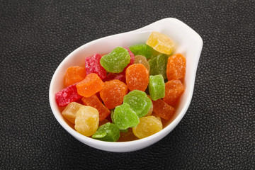 Sweet candied fruit