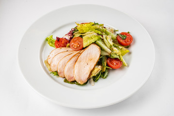 salad with chicken breast