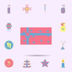 gift box icon. diwali icons universal set for web and mobile