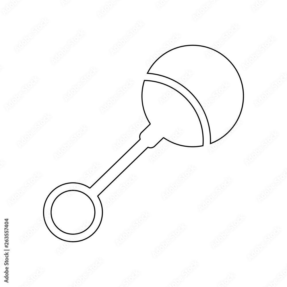 Poster baby beanbag icon. element of baby for mobile concept and web apps icon. outline, thin line icon for