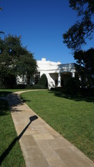 White House Oval Office / Sunny Day.