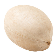 pecan, nut, isolated on white background, clipping path, full depth of field