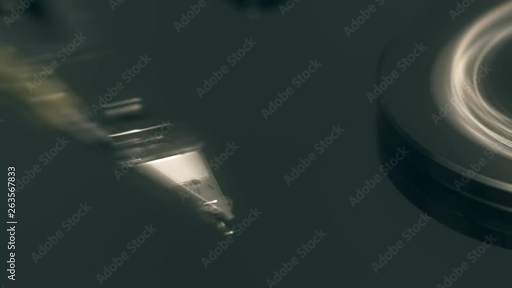 Poster operating head of computer hard disk drive or hdd