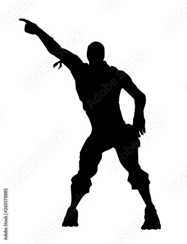 pick and shotgun fortnite concept game vector illustration battle royale game fortnite logo imagenes de archivo y vectores libres de derechos en - siluetas de bailes de fortnite para imprimir