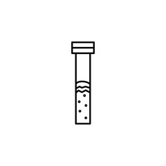 clogged pipe icon. Element of plumbering icon. Thin line icon for website design and development, app development. Premium icon