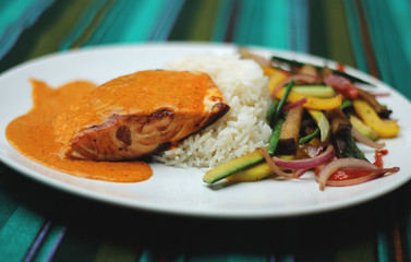 Salmon chipotle