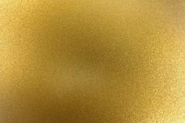 Fototapeta premium Abstract texture background, sparkle brushed golden metallic sheet