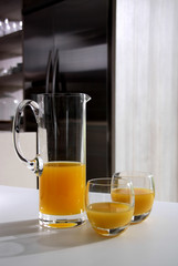 glass of orange juice