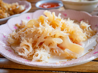 jellyfish,Ce phung Sea food, restaurant,rayoung,Thailand
