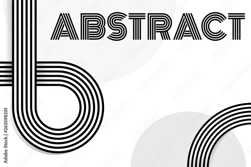 Poster retro patterned background