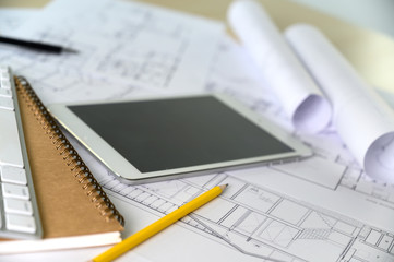 Cooperation Corporate computer laptop and pro digital  architectural project Architects working work