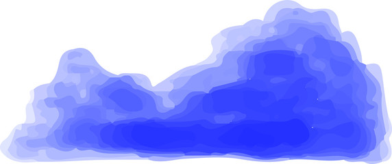 Watercolor style colorful bottom background 