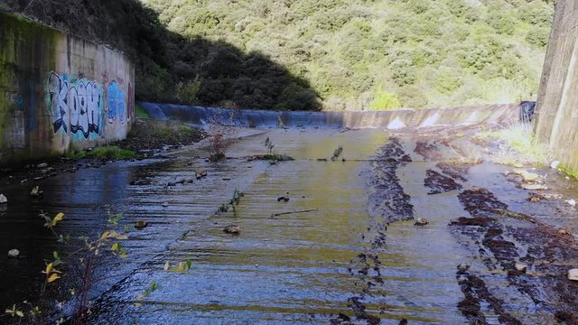 Vallforners swamp, C&aacute;noves, Barcelona, Catalonia, Spain.
It was the first swamp in Catalonia with a dam of stone and compacted earth. The reservoir can accumulate 2,300,000 m&sup3; of water.