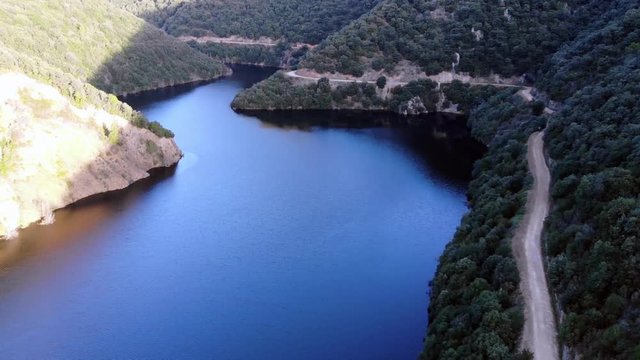 Vallforners swamp, C&aacute;noves, Barcelona, Catalonia, Spain.
It was the first swamp in Catalonia with a dam of stone and compacted earth. The reservoir can accumulate 2,300,000 m&sup3; of water.