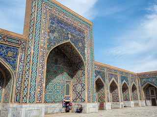View of mosque in Central Asia.