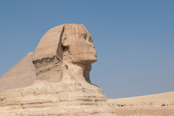 Fototapeta na wymiar Egipt Giza Sand Tourism 