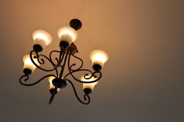 light lamp ceiling of interior design