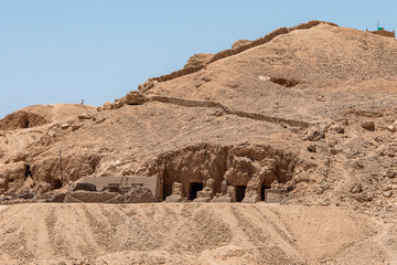 The antique temple of female pharao Hatchepsut near Luxor in Egypt