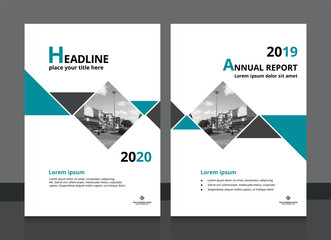 Cover design and annual report cover template A4 size for brochure design, magazine, poster, flyer etc. Vector illustration EPS-10 sample image with Gradient Mesh.
