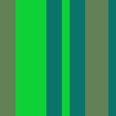 Three-coloured vertical stripes consisting of the colours dark green, light green, green. multicolor background pattern can be used for fabric textiles, postcards, websites or wallpaper.