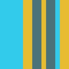 Three-coloured vertical stripes consisting of the colours turquoise, yellow, teal. multicolor background pattern can be used for fabric textiles, postcards, websites or wallpaper.