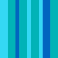 Three-coloured vertical stripes consisting of the colours turquoise, blue. multicolor background pattern can be used for fabric textiles, postcards, websites or wallpaper.